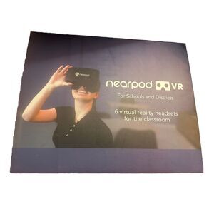Box Of 6 Nearpod Virtual Reality Headsets‎ . VR Adventure For School Classroom.